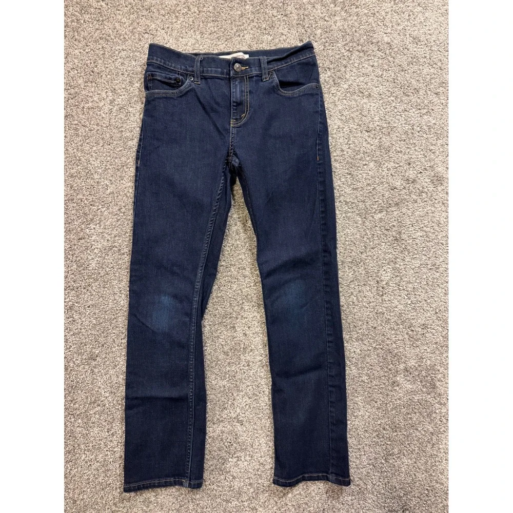 Levis 511 Jeans Boys 14 Reg Dark Blue Slim Performance Stretch Denim Pants